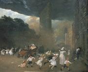 John sloan Dust Storm oil painting reproduction